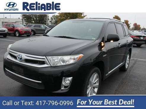 2012 Toyota Highlander Hybrid Limited suv - cars & trucks - by... for sale in Springfield, MO