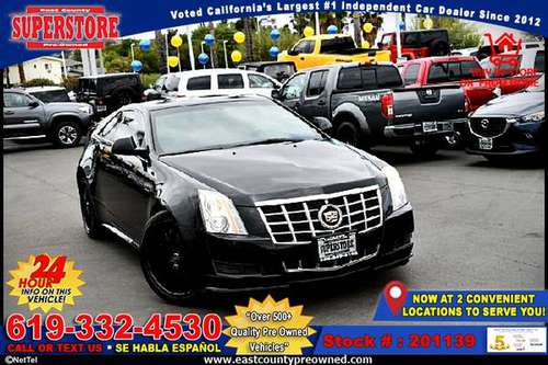 2012 CADILLAC CTS BASE COUPE-EZ FINANCING-LOW DOWN! - cars & trucks... for sale in El Cajon, CA