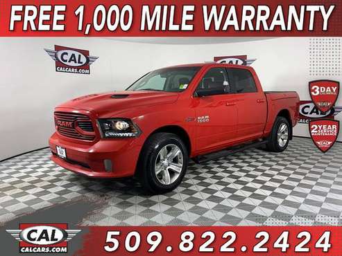 2018 Ram 1500 Diesel 4WD Dodge Crew cab Sport Many Used Cars! for sale in Airway Heights, WA