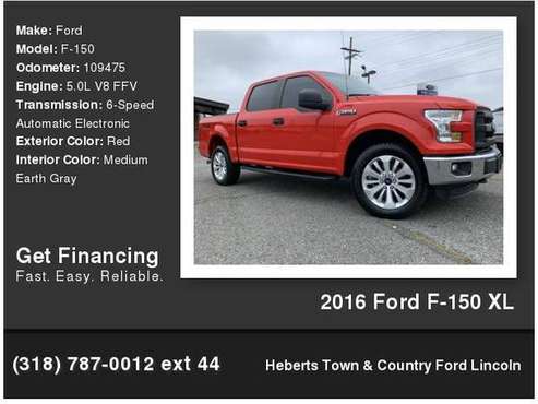 2016 Ford F-150 XL - - by dealer - vehicle automotive for sale in Minden, LA