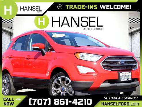 2019 Ford EcoSport Titanium FOR ONLY 354/mo! - - by for sale in Santa Rosa, CA