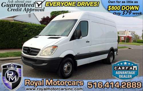 2012 MERCEDES SPRINTER 3500 144 WB CARGO DIESEL VAN WE FINANCE ALL !!! for sale in Uniondale, NY