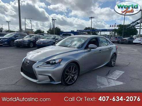 2016 Lexus IS 200t $800 DOWN $109/WEEKLY - cars & trucks - by dealer... for sale in Orlando, FL