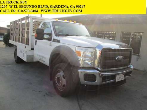 2015 FORD F450 12' STAKEBED TRUCK ONLY 116K MILES ROYAL TRUCK BODY... for sale in GARDENA, TX