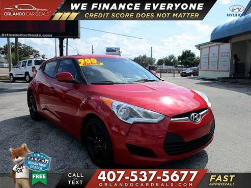 $900 DOWN and DRIVE 2013 Hyundai Veloster w/Gray Int Hatchback for sale in Maitland, FL
