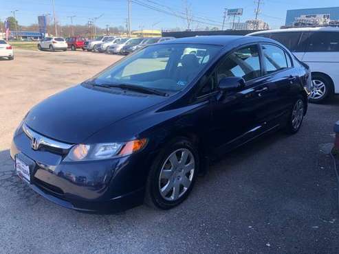 2007 Honda Civic Sdn 4dr AT LX with 2-speed intermittent windshield... for sale in Richmond , VA