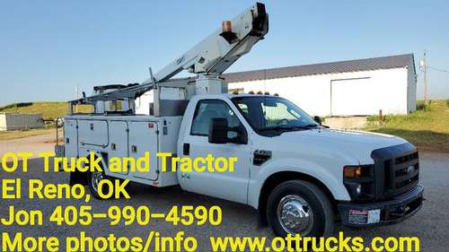 2008 Ford F-350 34ft Work Bucket Truck Utility Bed 6.8L Gas 34ft... for sale in Wichita Falls, TX