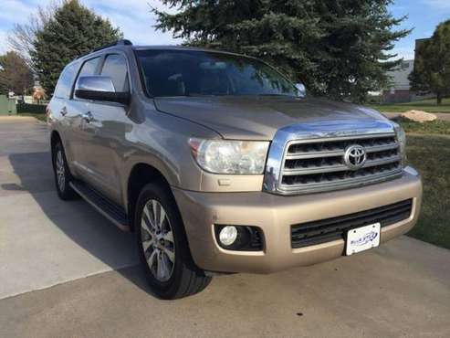2008 TOYOTA SEQUOIA LIMITED 4WD 4x4 5.7L V8 Leather 3rd Row 242mo_0dn for sale in Frederick, CO