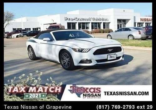 2016 Ford Mustang EcoBoost Premium - - by dealer for sale in GRAPEVINE, TX