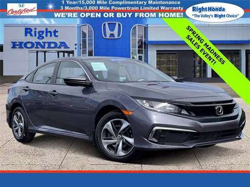 Used 2021 Honda Civic LX/5, 145 below Retail! - - by for sale in Scottsdale, AZ