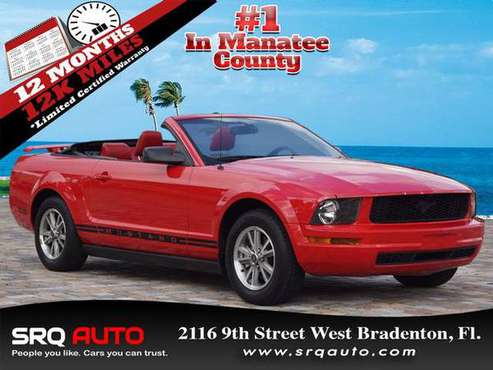 2005 *Ford* *Mustang* *2dr Convertible Premium* Torc for sale in Bradenton, FL