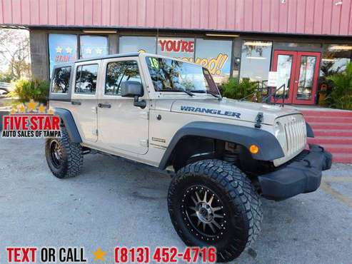 2018 Jeep Wrangler Unlimited S Unlimited Sport TAX TIME DEAL! for sale in TAMPA, FL