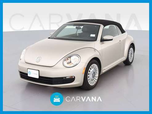 2013 VW Volkswagen Beetle 2 5L Convertible 2D Convertible Beige for sale in South Bend, IN