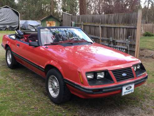 83 Mustang Conv GLX for sale in Spokane, WA