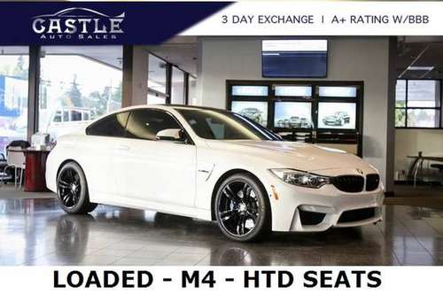 2016 BMW M4 Coupe loaded navi HTD seats - cars & trucks - by dealer... for sale in Lynnwood, OR