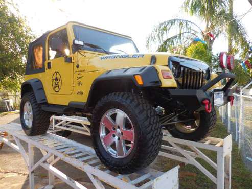 2001 JEEP WRANGLER automatic A/C NewTires & Wheels 6Cyl 4x4...!!!! -... for sale in Brownsville, TX