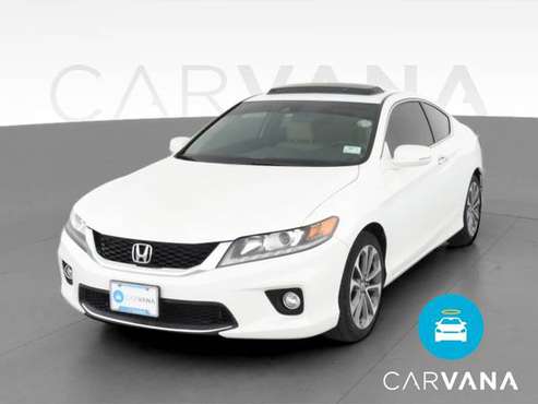 2014 Honda Accord EX-L Coupe 2D coupe White - FINANCE ONLINE - cars... for sale in Visalia, CA