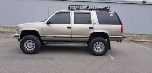 Lifted 98 Chevy Tahoe (Financing available We take trade ins)$6495 for sale in Bellingham, WA