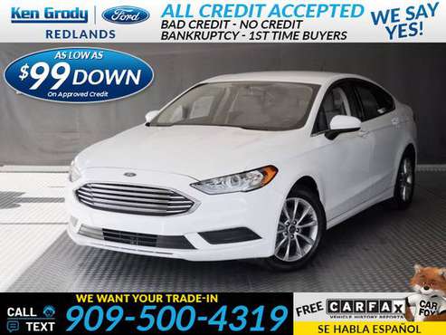 2017 Ford Fusion SE - cars & trucks - by dealer - vehicle automotive... for sale in Redlands, CA