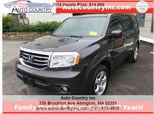 2014 HONDA PILOT,EXL,1 OWNER,NO ACCIDENT,3RD ROW,LEATHER,SUNROOF,NAV... for sale in Abington, MA