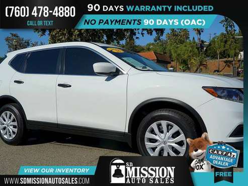 2016 Nissan Rogue S FOR ONLY $235/mo! - cars & trucks - by dealer -... for sale in Vista, CA
