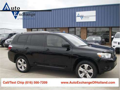 2008 Toyota Highlander Sport 3rd Row - 4WD - - by for sale in Holland , MI