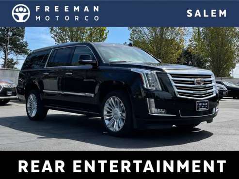 2017 Cadillac Escalade ESV 4x4 4WD Platinum Rear Entertainment for sale in Salem, OR