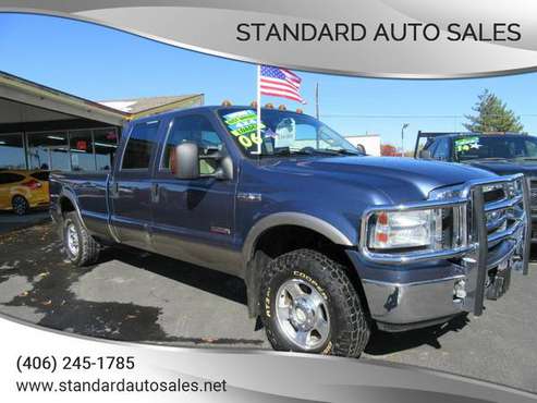 2006 Ford F-250 Lariat 6.0L Turbo Diesel Crew Cab Long Box 4X4!!! for sale in Billings, ND