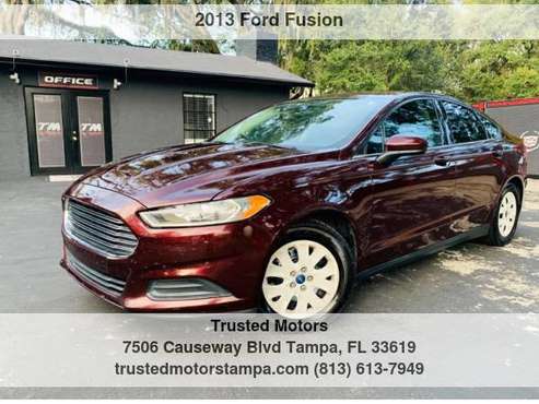 2013 Ford Fusion 4dr Sdn S FWD with 4-way manual driver seat - cars... for sale in TAMPA, FL