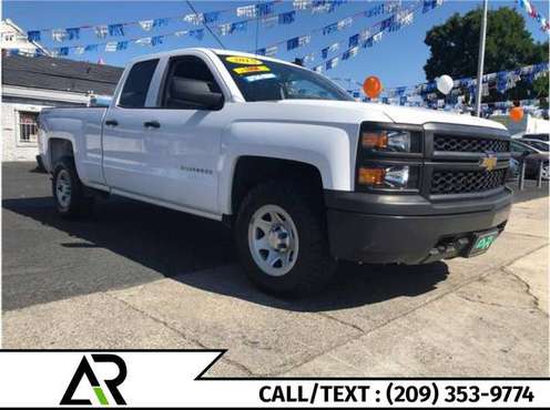 2015 Chevrolet Chevy Silverado 1500 Double Cab Work Truck Pickup 4D 6 for sale in Merced, CA