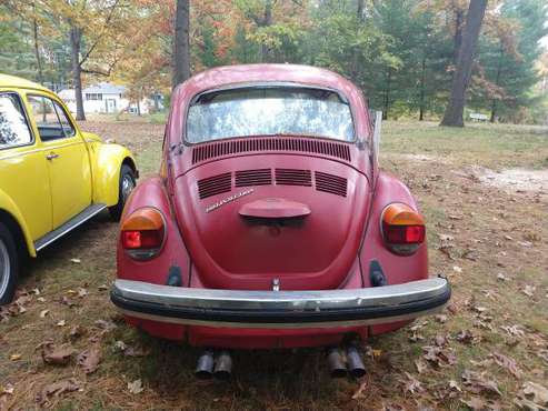 1976 VW BEETLE TYPE 1 STANDARD RED for sale in Saratoga , NY