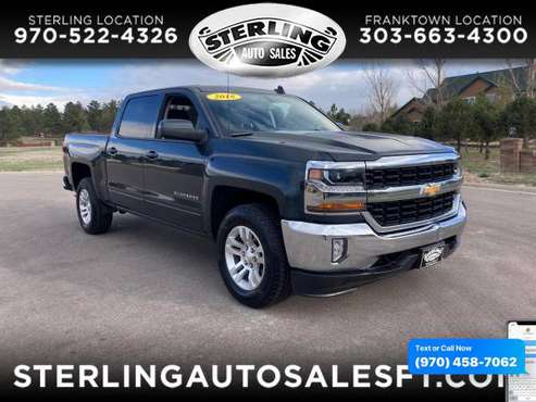 2018 Chevrolet Chevy Silverado 1500 4WD Crew Cab 143 5 LT w/1LT for sale in Sterling, CO