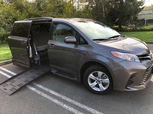 2018 Toyota Sienna Wheelchair - CC Radar, Lane alert, automatic rams X for sale in Arlington, WA
