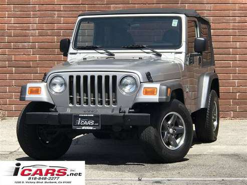 2001 Jeep Wrangler 4x4 SE Clean Title & CarFax Certified Low Miles! for sale in Burbank, CA