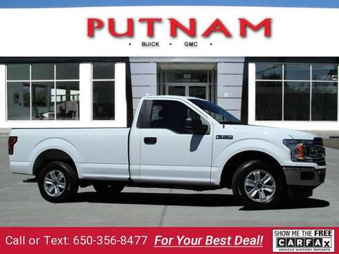 2019 Ford F150 Standard Cab pickup White - cars & trucks - by dealer... for sale in Burlingame, CA
