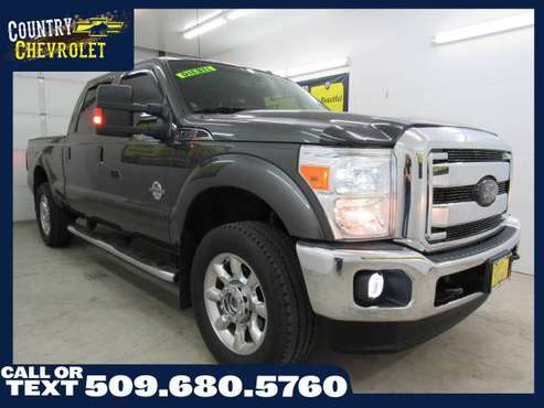 2015 Ford F-250 Lariat Crew Cab 4X4 DIESEL TRUCK! - cars & for sale in COLVILLE, WA