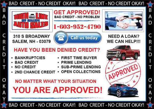 BAD CREDIT, NO CREDIT, NO PROBLEM! FINANCING FOR EVERYONE! - cars &... for sale in Salem, NH, VT