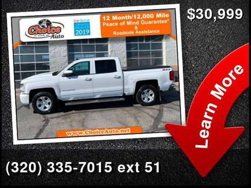 2018 Chevrolet Chevy Silverado 1500 LT LT2 $799 DOWN DELIVER'S ! -... for sale in ST Cloud, MN