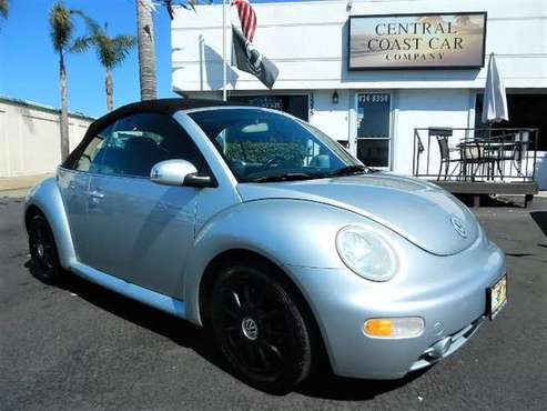 2005 VW NEW BEETLE! CONVERTIBLE LEATHER SUPER CLEAN NICE! CLEAN CARFAX for sale in GROVER BEACH, CA
