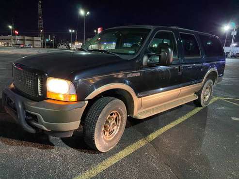 2003 V-10 Ford Excursion Eddie Bauer 4WD - cars & trucks - by owner... for sale in Gas City, IN