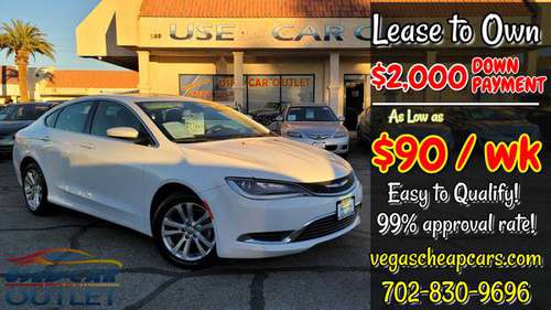 Take Over Payments To Own !!2015 Chrysler 200 !! - cars & trucks -... for sale in Las Vegas, NV