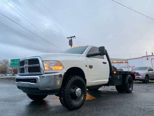 *One Owner 2012 Dodge Ram 3500 4x4 Single Cab Dually Flatbed Toyo... for sale in Stokesdale, NY