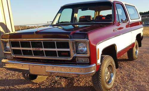 1978 GMC Jimmy High Sierra 4x4 - cars & trucks - by owner - vehicle... for sale in Rapid City, SD