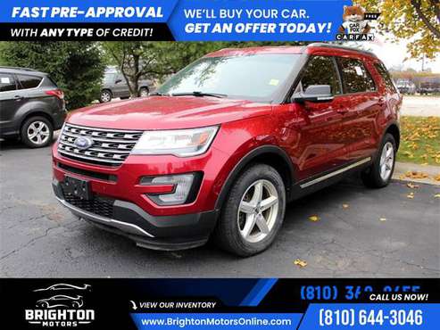 2017 Ford Explorer XLT 4WD! FOR ONLY $301/mo! - cars & trucks - by... for sale in Brighton, MI