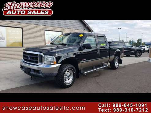 4 WHEEL DRIVE!! 2004 Ford Super Duty F-250 Crew Cab 156" Lariat 4WD for sale in Chesaning, MI