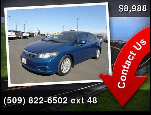 2012 Honda Civic EX Buy Here Pay Here - cars & trucks - by dealer -... for sale in Yakima, WA