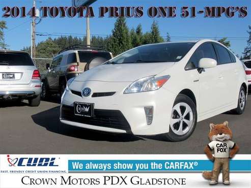 2014 Toyota Prius 98k Miles Clean Title Great Condition Blue Tooth for sale in Gladstone, OR