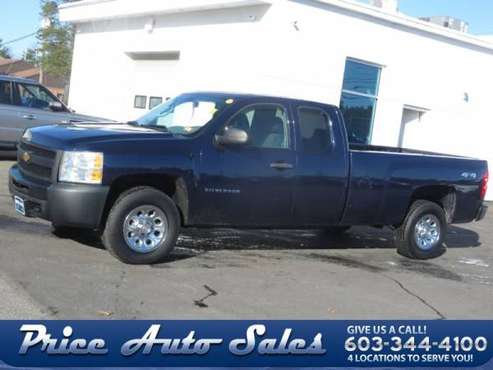 2013 Chevrolet Silverado 1500 Work Truck 4x4 4dr Extended Cab 8 ft.... for sale in Concord, NH