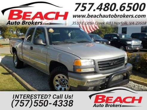 2005 GMC Sierra 1500 1500 SLE EXTENDED CAB 4X4, WHOLESALE TO THE PUBLI for sale in Norfolk, VA