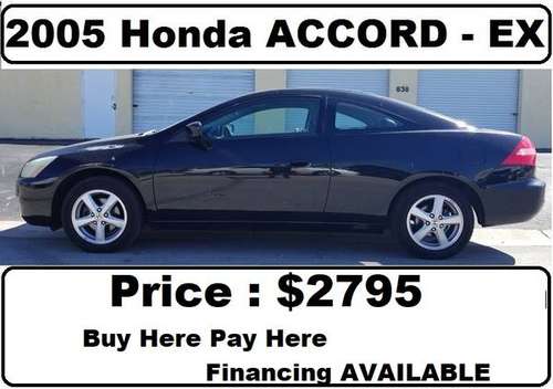2005 Honda ACCORD EX 2D Coupe *** Buy Here Pay Here Financing *** -... for sale in Cape Coral, FL